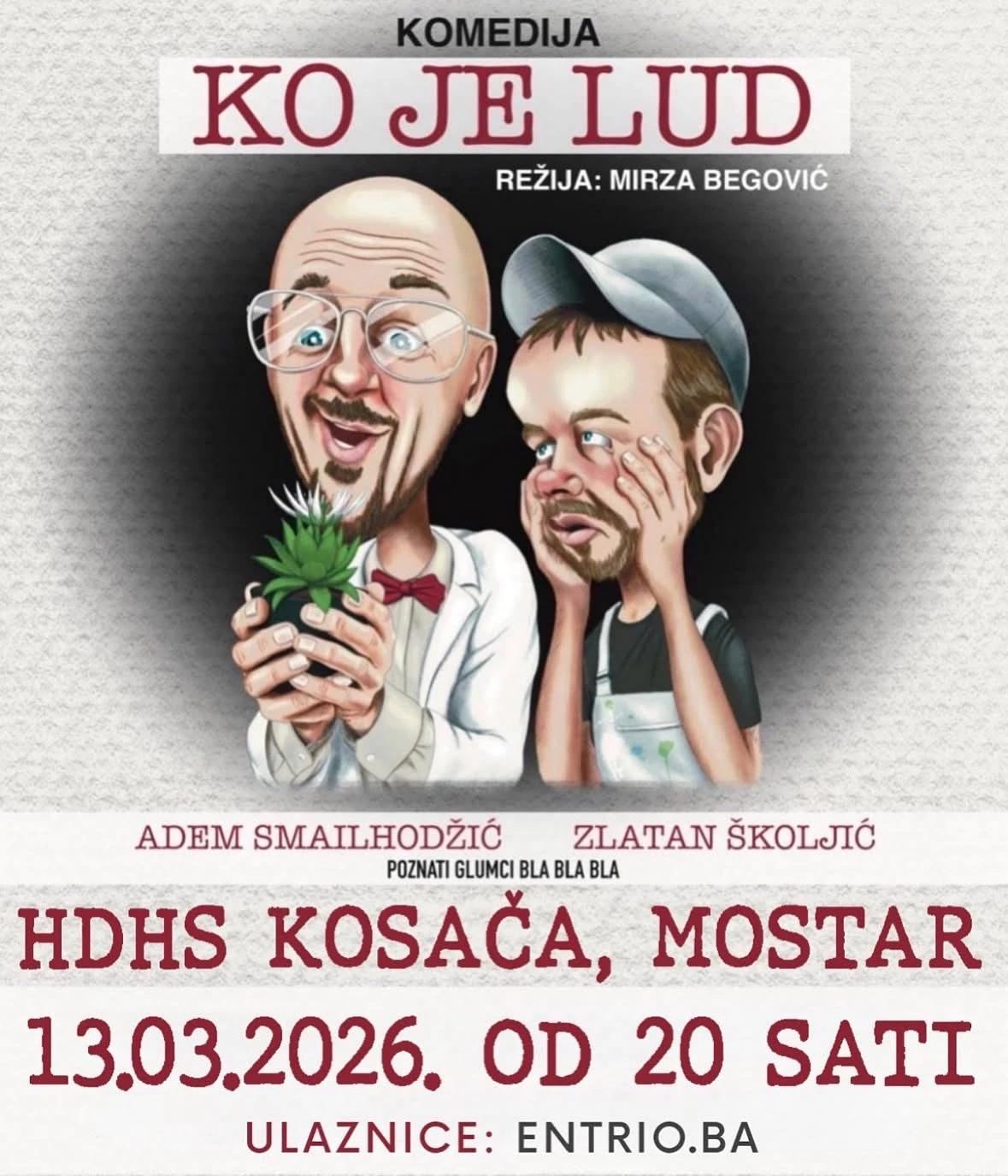 Komedija Ko je lud