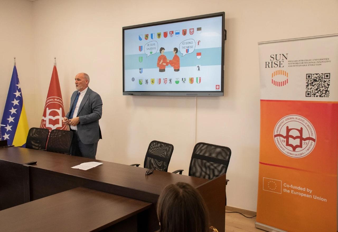 Veleposlanik Švicarske posjetio Univerzitet Džemal Bijedić u Mostaru