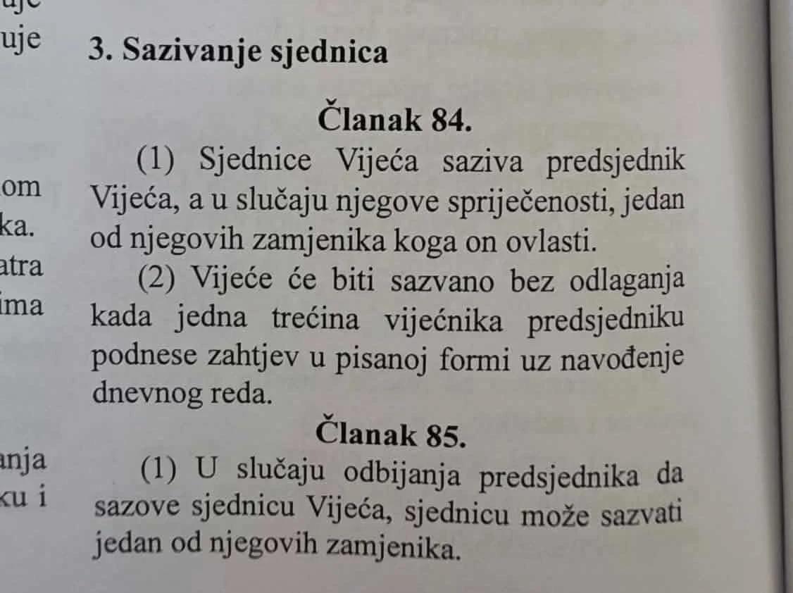 Poslovnik o radu GV Mostar