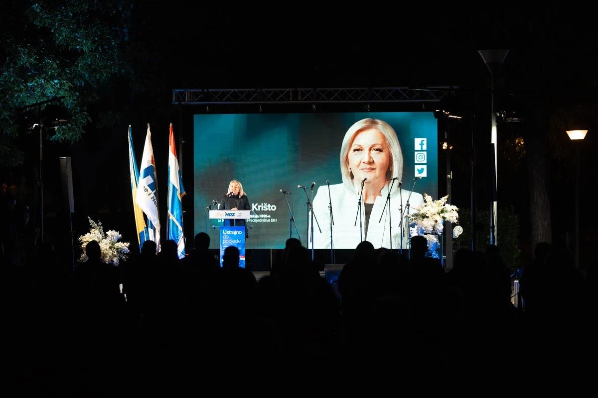 Predizborni skup u Posušju