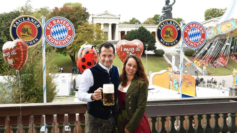Hasan Salihamidžić i Esther Copado na Oktoberfestu 2019.