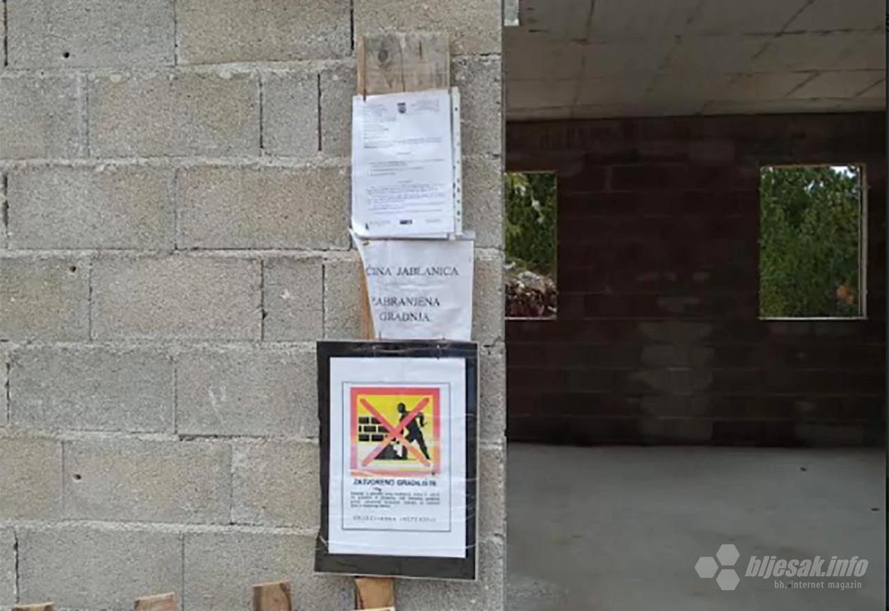 Radovi nelegalni, naložena obustava