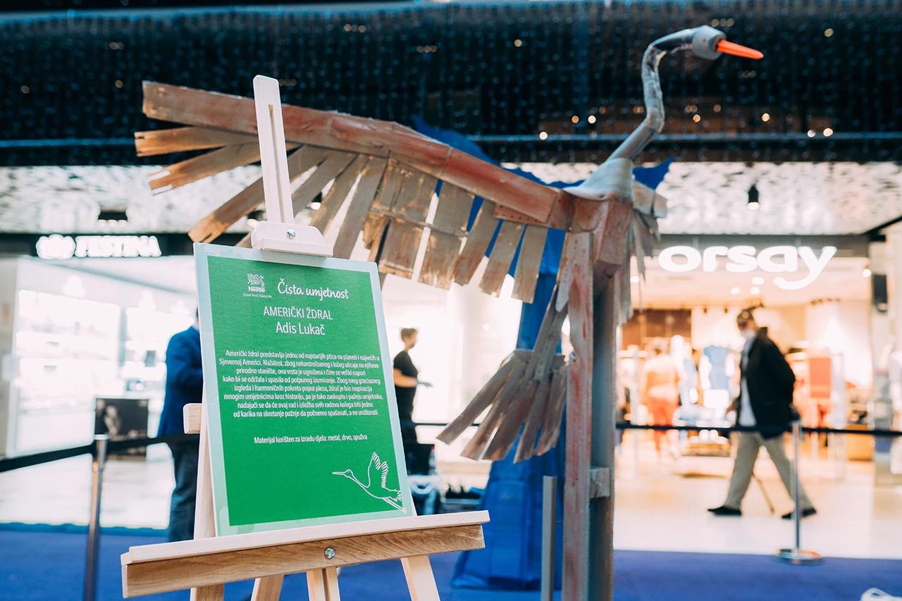 Skoro 250 kg otpadnog materijala pretvoreno u unikatna umjetnička djela