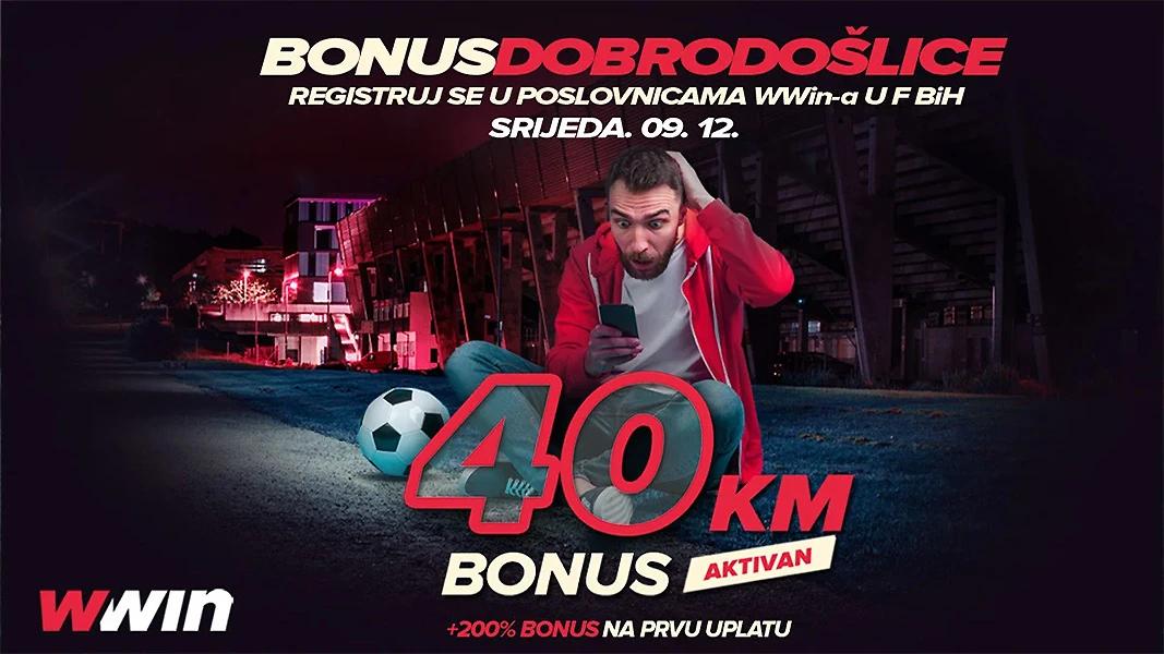 Registriraj se danas i osvoji bonus