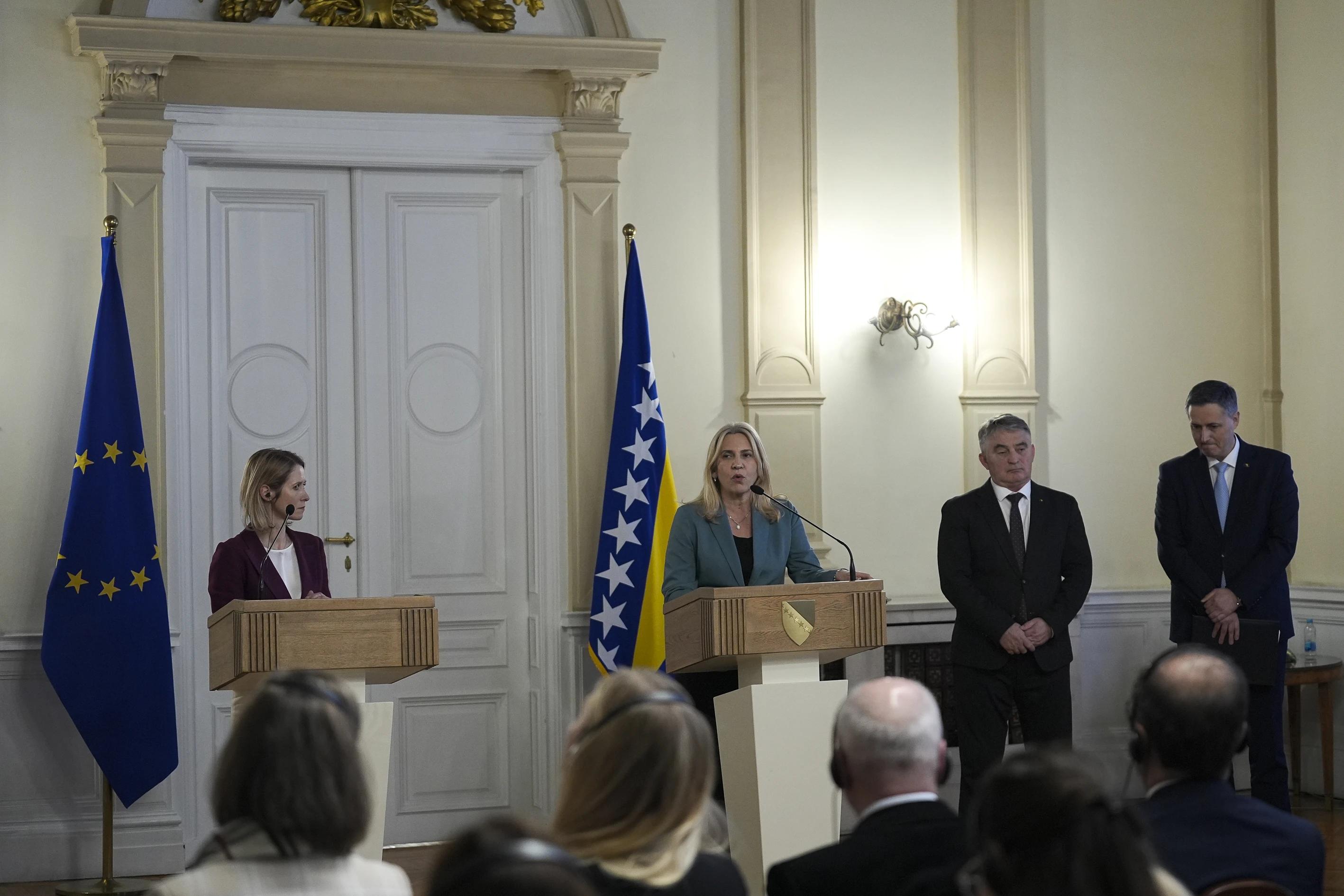 Kallas s članovima Predsjedništva BiH