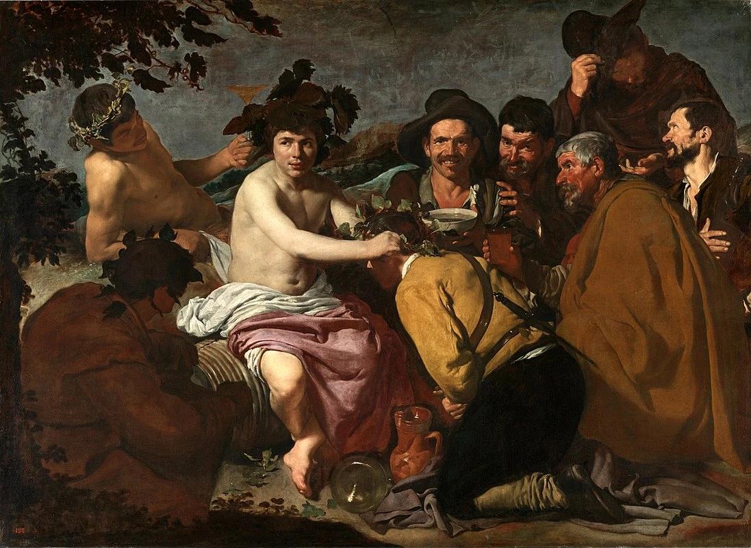 "Bakhov trijumf" (Los borrachos), 1629., ulje na platnu