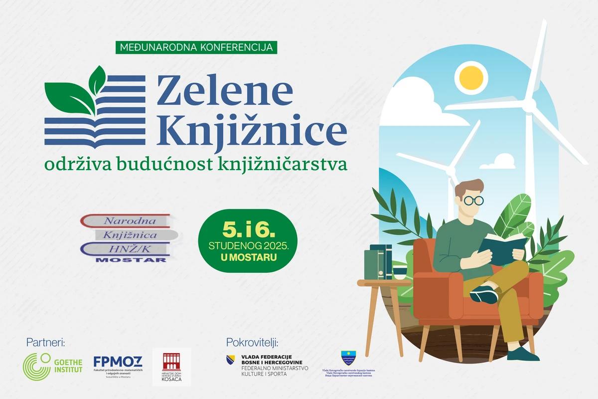 Prva međunarodna konferencija pod nazivom "Zelene knjižnice – održiva budućnost knjižničarstva"