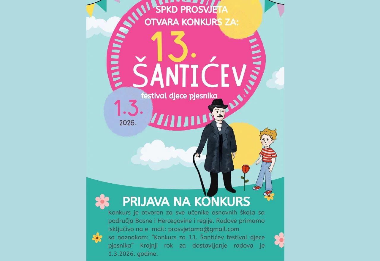 13. Šantićev festival djece pjesnika