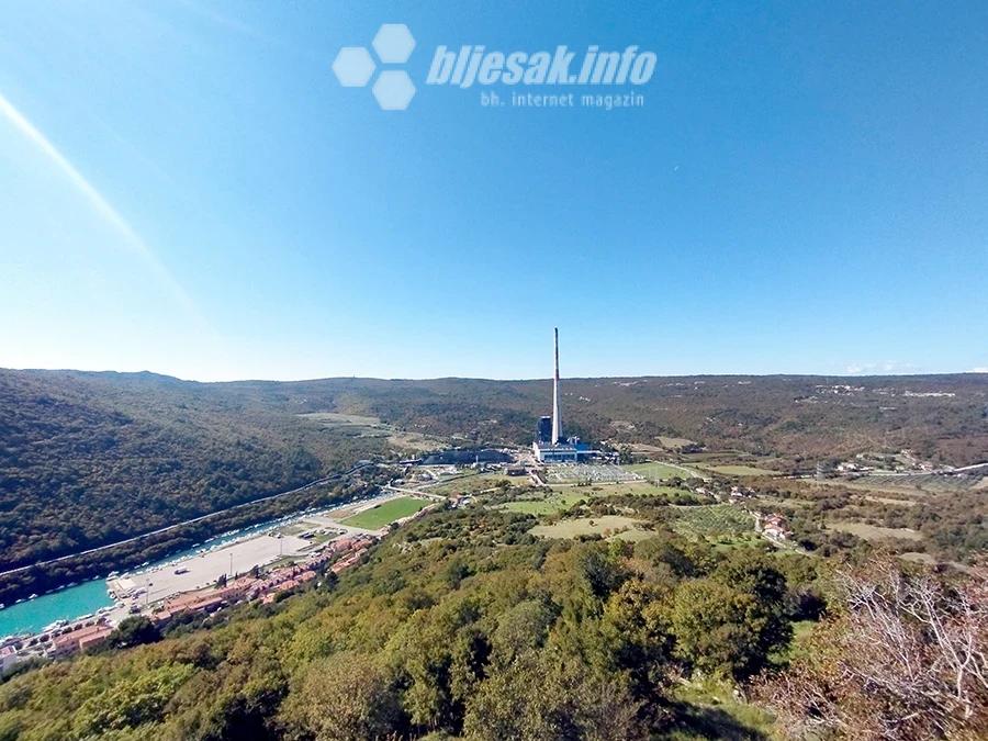 Dimnjak TE Plomin, najviša građevina u Hrvatskoj