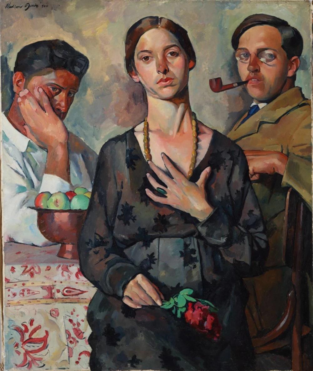 Vladimir Becić, "Sestra i dva brata", 1920.